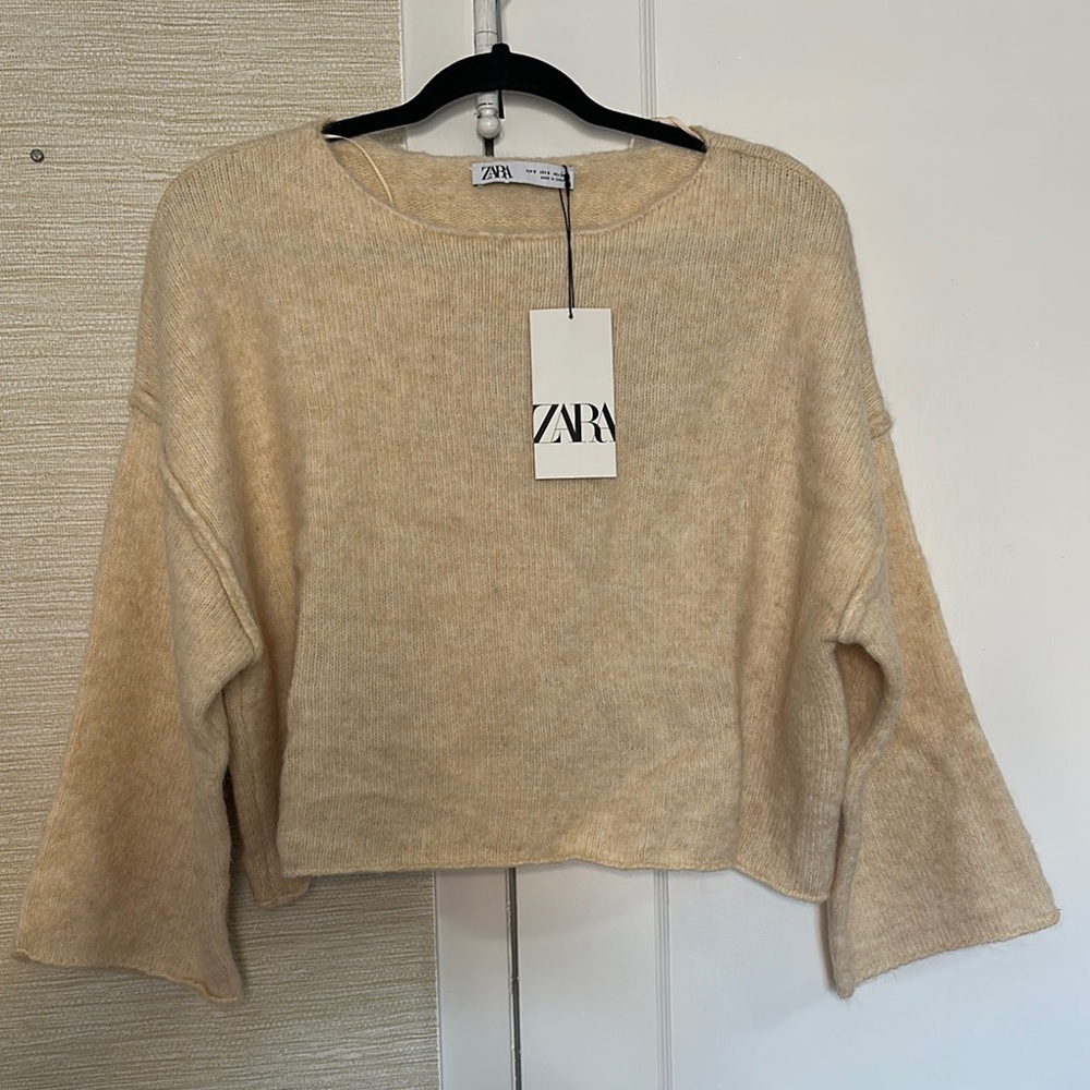 Zara Women's Cream Sweater
